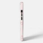 Erdbeer-Minimalismus Case-Mate iPhone Hülle (Rückseite / Links)