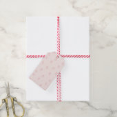 Erdbeer-Minimalismus Geschenkanhänger (Mit Garn)