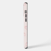 Erdbeer-Minimalismus iPhone Hülle (Linke Seite)