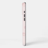 Erdbeer-Minimalismus iPhone Hülle (Linke Seite)