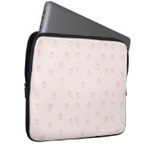 Erdbeer-Minimalismus Laptopschutzhülle (Vorne Rechts)