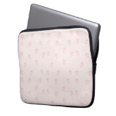 Erdbeer-Minimalismus Laptopschutzhülle (Vorderseite Links)