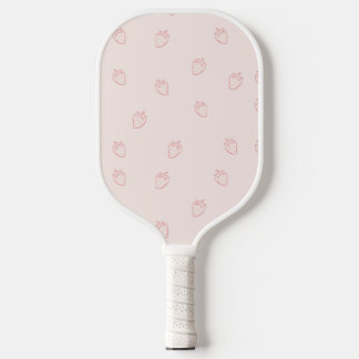 Erdbeer-Minimalismus Pickleball Schläger