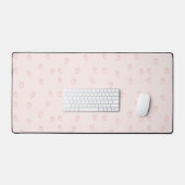 Erdbeer-Minimalismus Schreibtischunterlage (Tastatur & Maus)