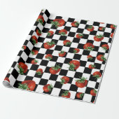 Erdbeer-Muster-Baby-Party Geschenkpapier (Ungerollt)