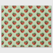 Erdbeer-Muster-Baby-Party Geschenkpapier (Flach)