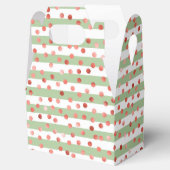 Erdbeer-Muster Geschenkschachtel (Geöffnet)