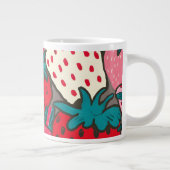 Erdbeer-Muster Jumbo-Tasse (Rechts)