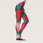 Erdbeer-Muster Leggings (Rechts)