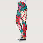 Erdbeer-Muster Leggings (Links)
