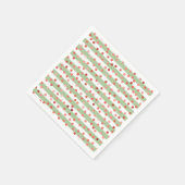 Erdbeer-Muster Serviette (Ecke)