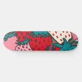 Erdbeer-Muster Skateboard (Horizontal)