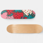 Erdbeer-Muster Skateboard (Horizontal)