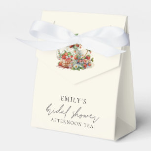 Erdbeer Nachmittagstee Brautparty Danke Geschenkschachtel