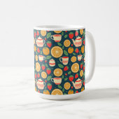 Erdbeer-Orangen-Tea-Time Kaffeetasse (VorderseiteRechts)