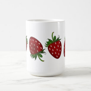 Erdbeer-Panel Kaffeetasse