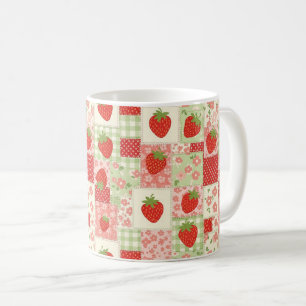Erdbeer-Patchwork-Picknick (4) Kaffeetasse