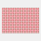 Erdbeer-Picknick-Geschenkverpackungspapier Rosa Gi Geschenkpapier Set (Vorderseite 2)