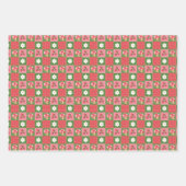 Erdbeer-Picknick-Geschenkverpackungspapier Rosa Gi Geschenkpapier Set (Vorderseite)