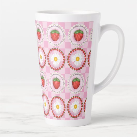 Erdbeer Serenade Milchtasse (Rechts)