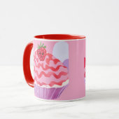 Erdbeer-Shortcake Tasse (Vorderseite Links)