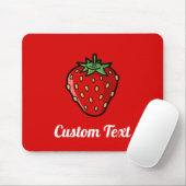 Erdbeer-Symbol-Mauspad Mousepad (Mit Mouse)