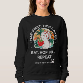 Erdbeer-Traum-Hase Sweatshirt