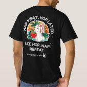 Erdbeer-Traum-Hase T-Shirt (Rückseite)