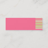 Erdbeer-u. Kiwi-Visitenkarte Mini Visitenkarte (Rückseite)