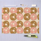 Erdbeer-u. Schokoladen-mattierte Schaumgummiringe Seidenpapier (Handwerk)