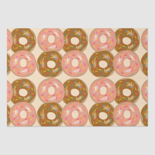 Erdbeer-u. Schokoladen-mattierte Schaumgummiringe Seidenpapier (Vorderseite)