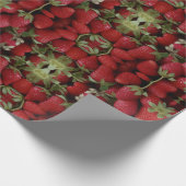 Erdbeer-Verpackung Geschenkpapier (Ecke)