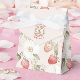 Erdbeer-Wald-Baby-Party Geschenkschachtel