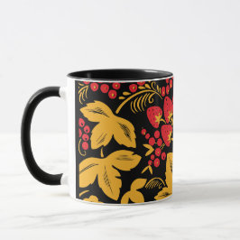 Erdbeerahorn-Verzierung Tasse