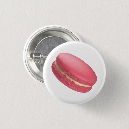 Erdbeeraromen Button (Vorne & Hinten)