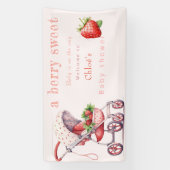 Erdbeerbaby-Dusche Banner (Vertikal)