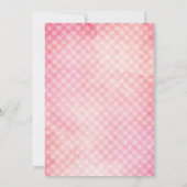 Erdbeerbaby-Dusche Einladung (Rückseite)