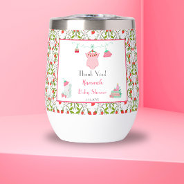 ErdbeerBaby Outfit mit Pattern Baby Dusche