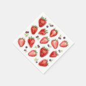 Erdbeerbaby-Party-Papier-Servietten Serviette (Ecke)