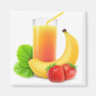 Erdbeerbanane Magnet