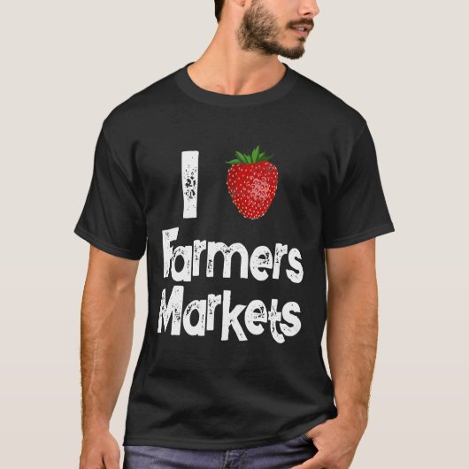 Erdbeerbauern des Gartenmarktes Lecker Fr T-Shirt (Vorderseite)
