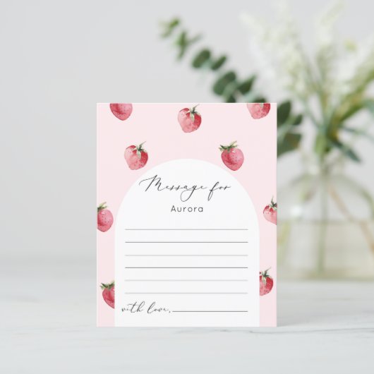 Erdbeerbeere erste Kapselnachricht (Stehend Vorderseite)
