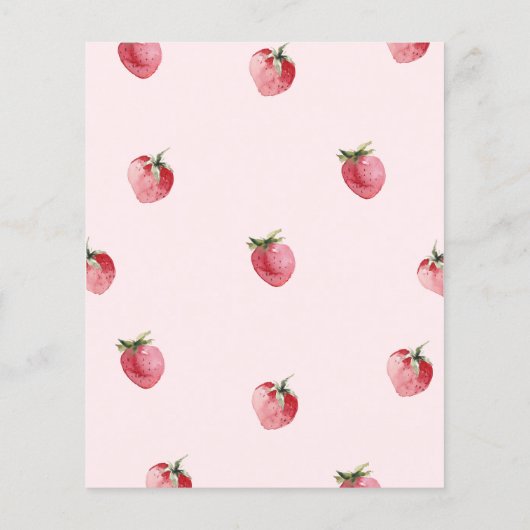 Erdbeerbeere erste Kapselnachricht (Rückseite)