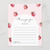 Erdbeerbeere erste Kapselnachricht (Vorderseite)