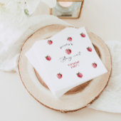 Erdbeerbeere Geburtstagsparty Serviette