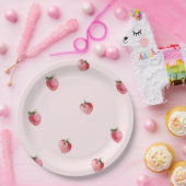 Erdbeerbeere Pappteller (Party)