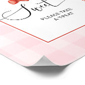 Erdbeerbeere süße Babys sind süße Babys Poster (Ecke)