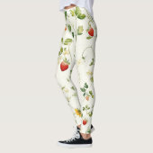 Erdbeerblätter Garten Leggings (Links)