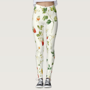 Erdbeerblätter Garten Leggings