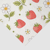 Erdbeerblüten-Sommer-Muster Seidenpapier (Ausschnitt)